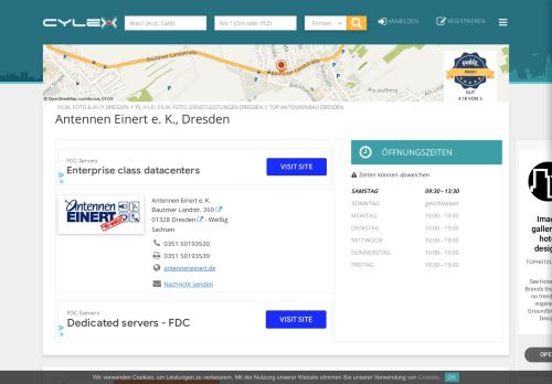 
                            10. Antennen Einert e. K. in Dresden Weißig - Öffnungszeiten - Cylex