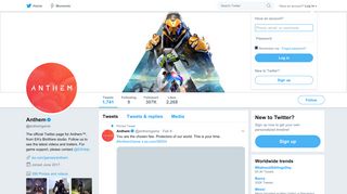 
                            7. Anthem (@anthemgame) | Twitter