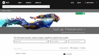 
                            12. Anthem Help - EA Help - Electronic Arts