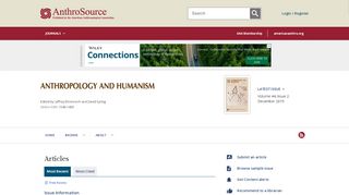 
                            8. Anthropology and Humanism - Wiley Online Library