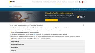 
                            3. Anti-Theft features in Norton Mobile Security - Norton Support