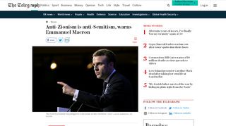 
                            7. Anti-Zionism is anti-Semitism, warns ...