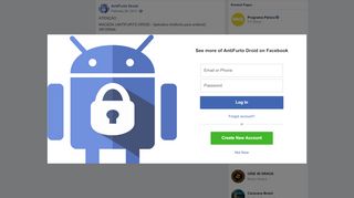 
                            8. AntiFurto Droid - ATENÇÃO .. MACEDA (ANTIFURTO DROID ...