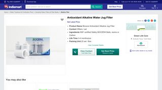 
                            10. Antioxidant Alkaline Water Jug Filter - Green Life Care, Hosur | ID ...
