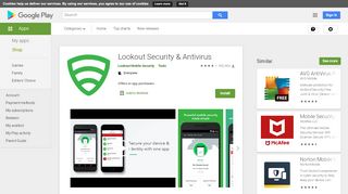 
                            7. Antivirus & Segurança |Lookout – Apps no Google Play