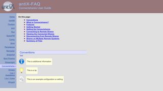 
                            6. antiX-FAQ Connectshares User Guide