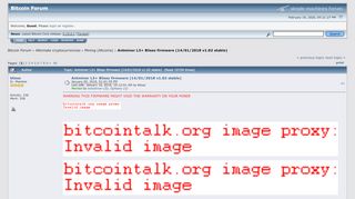 
                            1. Antminer L3+ Blissz firmware (14/01/2018 v1.02 stable) - Bitcointalk