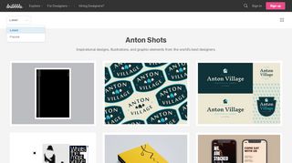 
                            12. Anton Designs on Dribbble