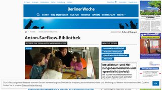 
                            12. Anton-Saefkow-Bibliothek - Thema - Berliner Woche