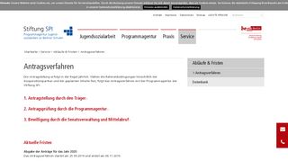 
                            6. Antragsverfahren | Stiftung SPI Programmagentur