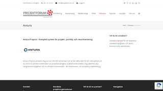 
                            9. Antura Projects – Helhetslösning för projekt ... - Svenskt Projektforum