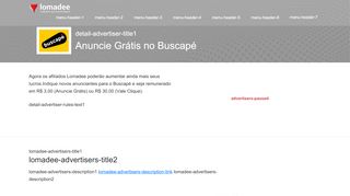 
                            11. Anuncie Grátis no Buscapé - Lomadee