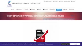 
                            10. Anunţ important cu privire la disponibilitatea serviciilor ROMPOS