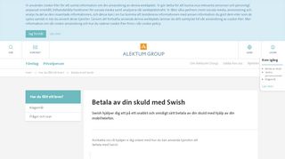 
                            6. Använd Swish för att betala din skuld hos oss | Alektum Group