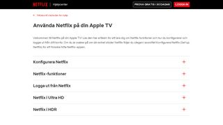 
                            1. Använda Netflix på din Apple TV - Netflix Help Center