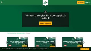 
                            5. Användbara tips för att tjäna pengar på fotboll | Mr Green Sportsbook