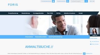 
                            2. Anwaltssuche - FORIS AG