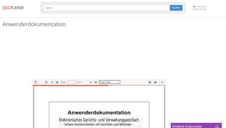 
                            12. Anwenderdokumentation - PDF - DocPlayer.org