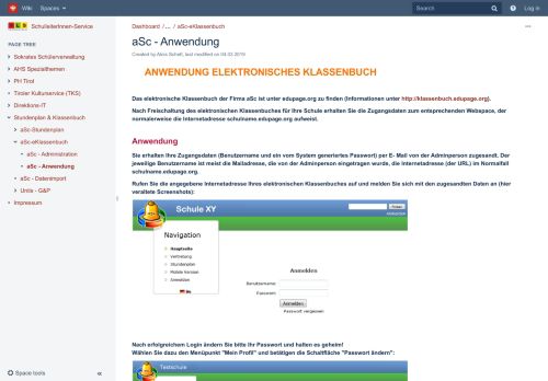 
                            13. anwendung elektronisches klassenbuch - Confluence Mobil - Wiki