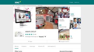 
                            9. ANWR GROUP als Arbeitgeber | XING Unternehmen