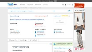
                            5. ▷ AnwVS Deutsche Anwaltliche Verrechnungstelle AG | Tel. (0221 ...