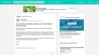 
                            12. Any free flow cytometry software can import Attune NxT FCS file?