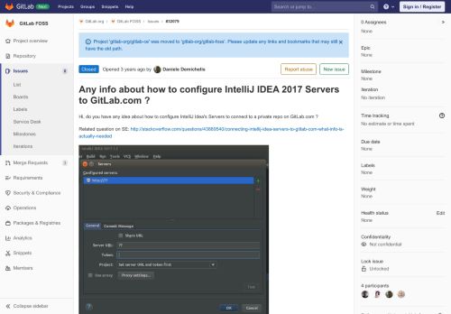 
                            7. Any info about how to configure IntelliJ IDEA 2017 Servers to GitLab.com