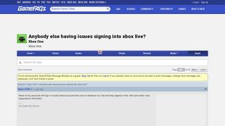 
                            8. Anybody else having issues signing into xbox live? - Xbox One ...