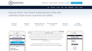 
                            8. Anycoin Direct Authenticator Multi Two Factor Authentication 2FA MFA