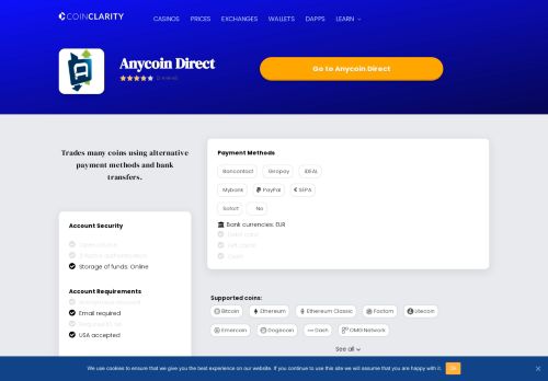 
                            5. Anycoin Direct | Coin Clarity