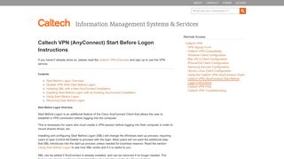 
                            12. (AnyConnect) Start Before Logon Instructions - Information ...