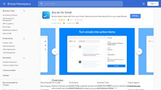 
                            8. Any.do for Gmail - G Suite Marketplace