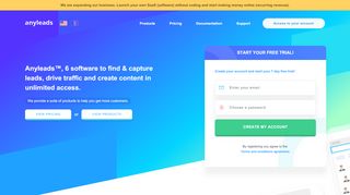
                            1. Anyleads: Email finder, find B2B contacts, create content and boost ...
