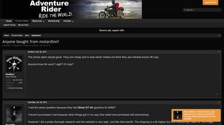 
                            6. Anyone bought from motardinn? | Adventure Rider