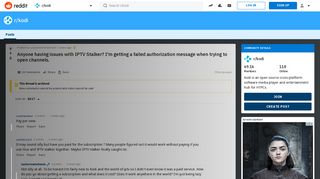
                            7. Anyone having issues with IPTV Stalker? I'm getting a failed ...