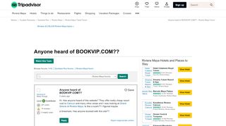 
                            12. Anyone heard of BOOKVIP.COM?? - Riviera Maya Forum - TripAdvisor