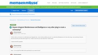 
                            13. Anyone integrate Membermouse and Buddypress or any other plug to ...