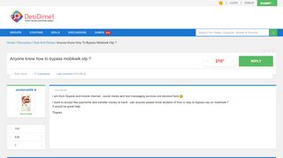
                            5. Anyone know how to bypass mobikwik otp ? | DesiDime