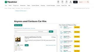 
                            12. Anyone used Centauro Car Hire - Faro Forum - TripAdvisor