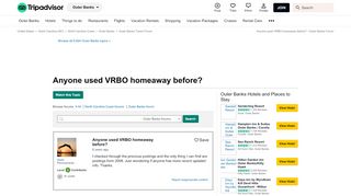 
                            10. Anyone used VRBO homeaway before? - Outer Banks Forum - TripAdvisor