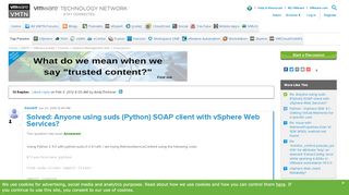
                            11. Anyone using suds (Python) SOAP client with vSp... |VMware Communities