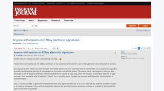 
                            13. Anyone with opinion on EZBuy electronic signatures - Insurance ...