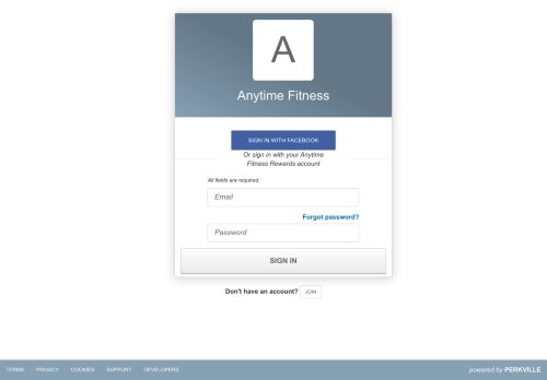 
                            6. Anytime Fitness - Login - Perkville