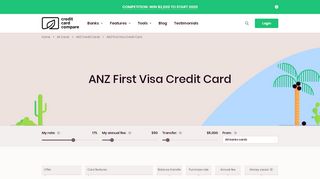 
                            8. ANZ First Visa Credit Card | Review & Apply Online