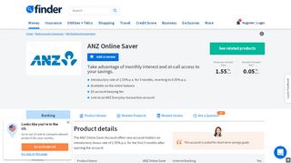 
                            11. ANZ Online Saver Interest Rates & Fees | Up to 2.30% | finder.com.au