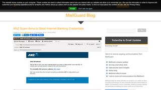 
                            9. ANZ Scam Aims to Steal Internet Banking Credentials - MailGuard