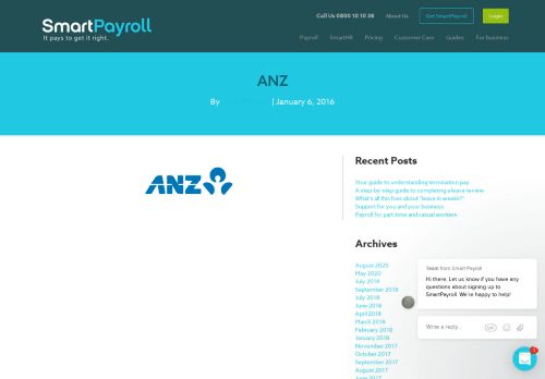 
                            5. ANZ - Smart Payroll