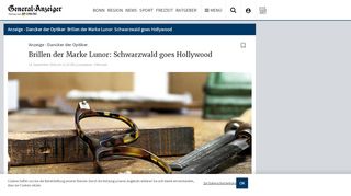 
                            7. Anzeige - Dancker der Optiker: Brillen der Marke Lunor: Schwarzwald ...