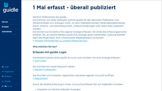 
                            2. Anzeige erfassen - Guidle