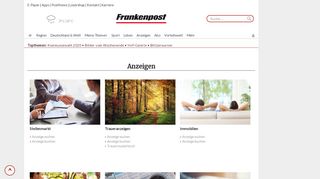 
                            5. Anzeigen | Frankenpost